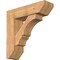 Ekena Millwork Balboa Slat Smooth Bracket w/ Offset Brace, Western Red Cedar, 7 1/2"W x 26"D x 26"H BKT0806X26X26BOA06SWR - alternate 1